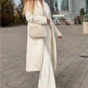 Zara White Long Coat